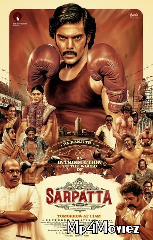 poster of Sarpatta Parambarai (2021) Hindi [Fan Dubbed] HDRip